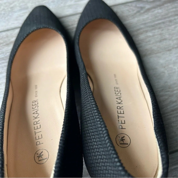 Peter Kaiser Black Woven Fabric Pump - Picture 9 of 14